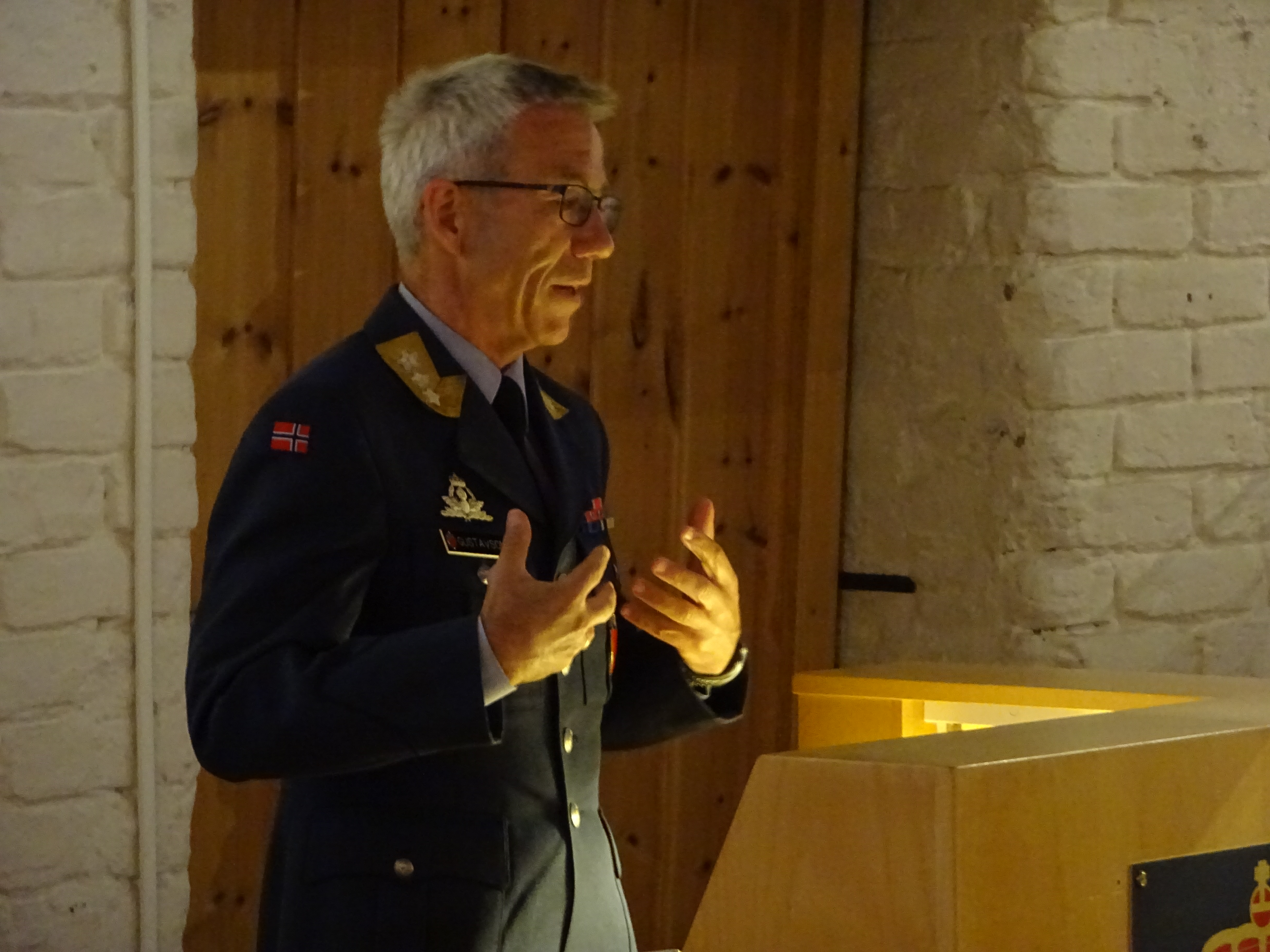 Gen.lt. Erik Gustavson 23.5.2018 Trondheim
