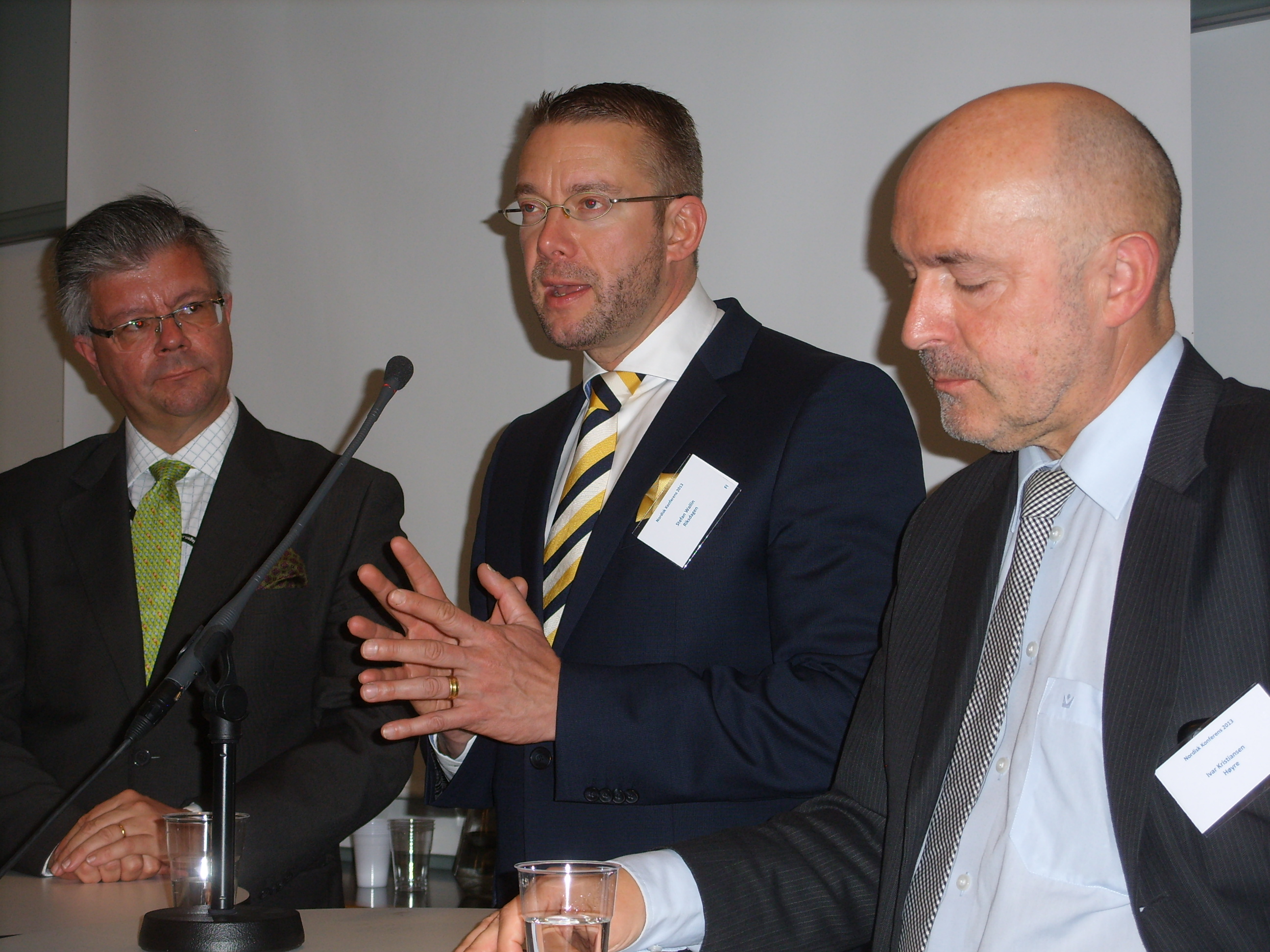 Hans Wallmark Stefan Wallin ja Ivar Kristiansen 24.4.2013