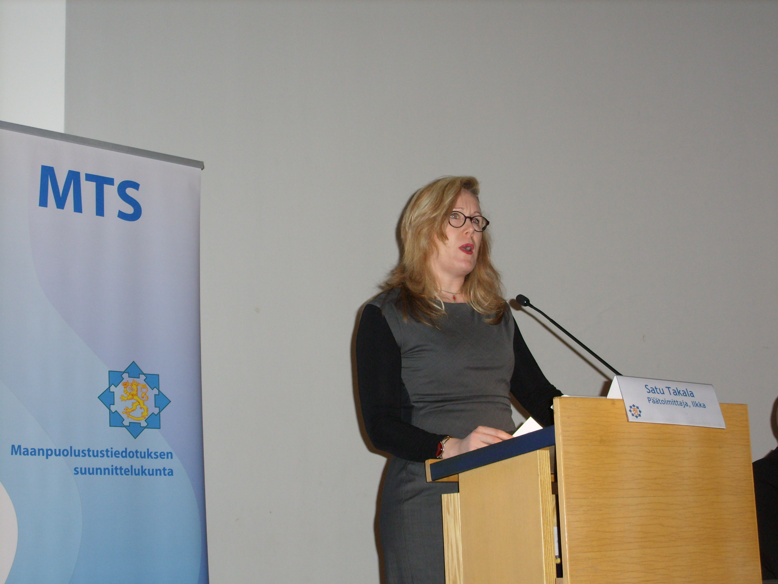 Ilkan päätoimittaja Satu Takala MTS journalistiseminaari 16.3.2015 Seinäjoki