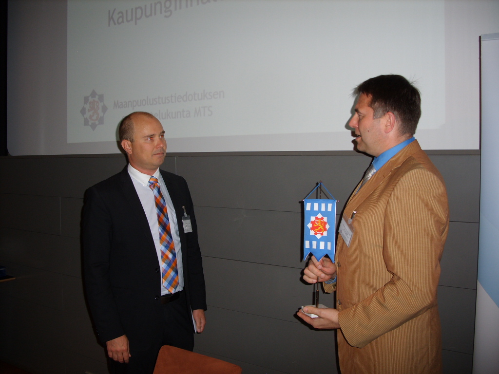 Joensuun KHn jäsen Anssi Törmälä ja MTSn vpj. Petteri Leino_Joensuu_16.5.2016