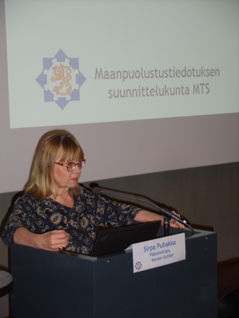 Kansan Uutisten päätoimittaja Sirpa Puhakka 27.5.2016 MTS