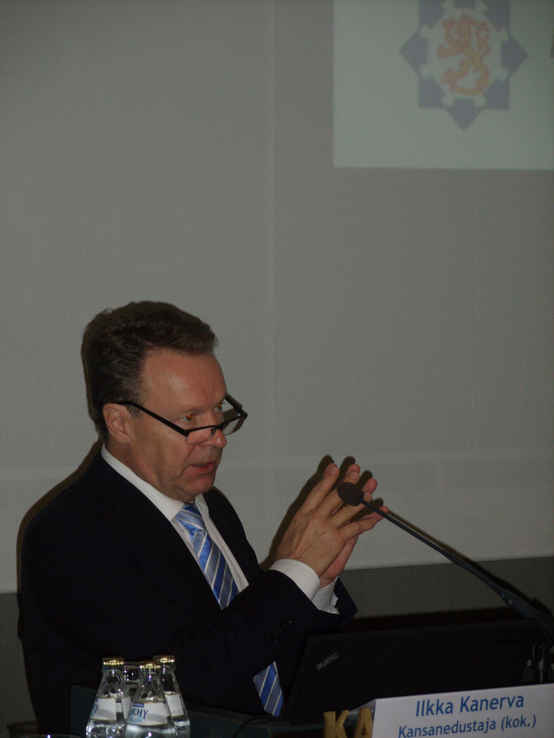 Kansanedustaja Ilkka Kanerva MTSn seminaari 14.10.2014