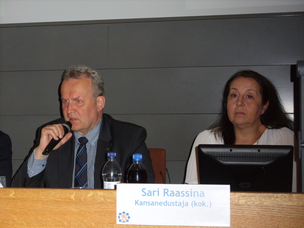 Kansanedustajat Hannu Hoskonen ja Sari Raassina_MTS_16.5.2016_Joensuu