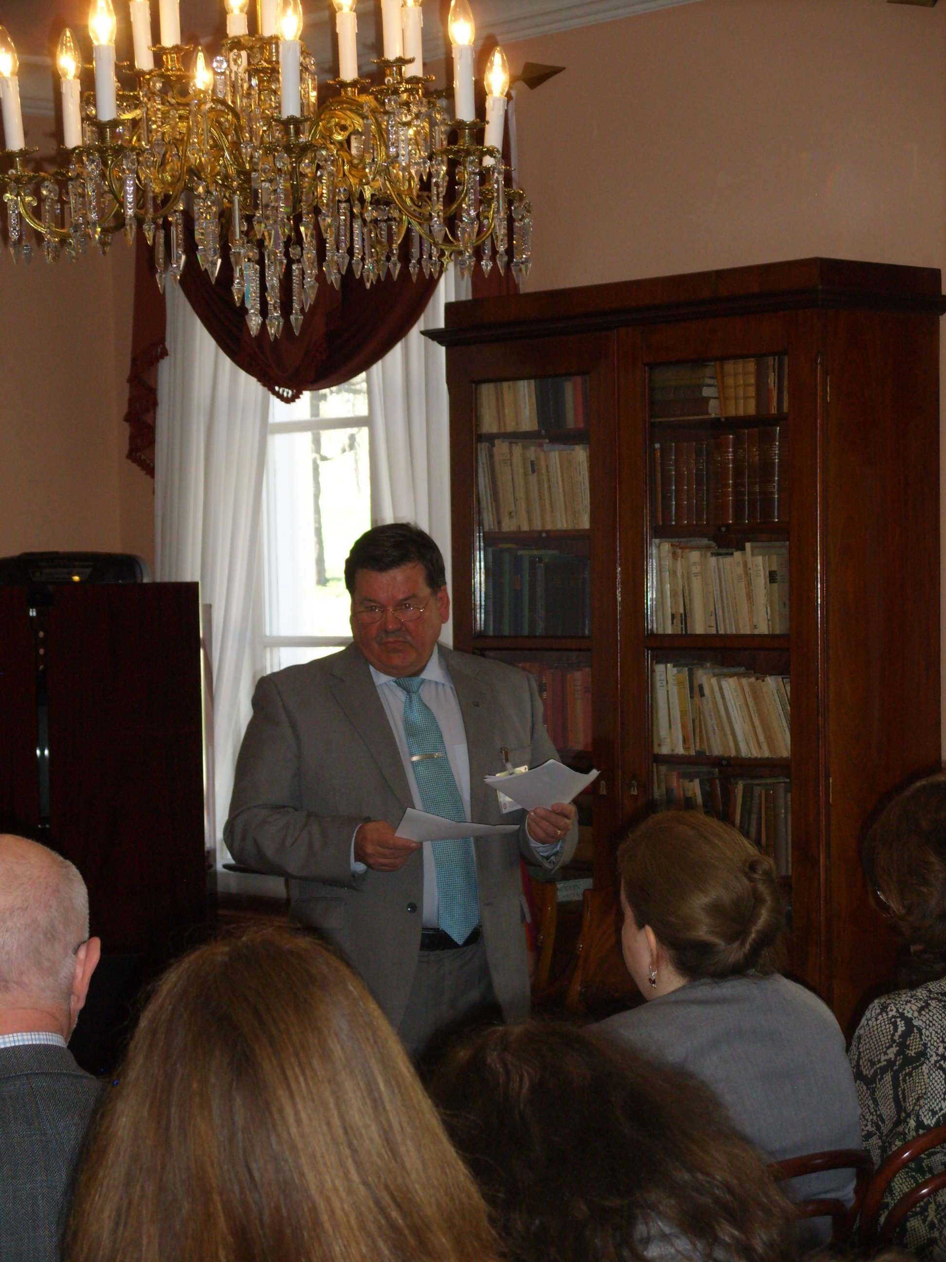 MTSn pj. Esko Kurvinen avaamassa pohjoismaista konferenssia 23.4.14