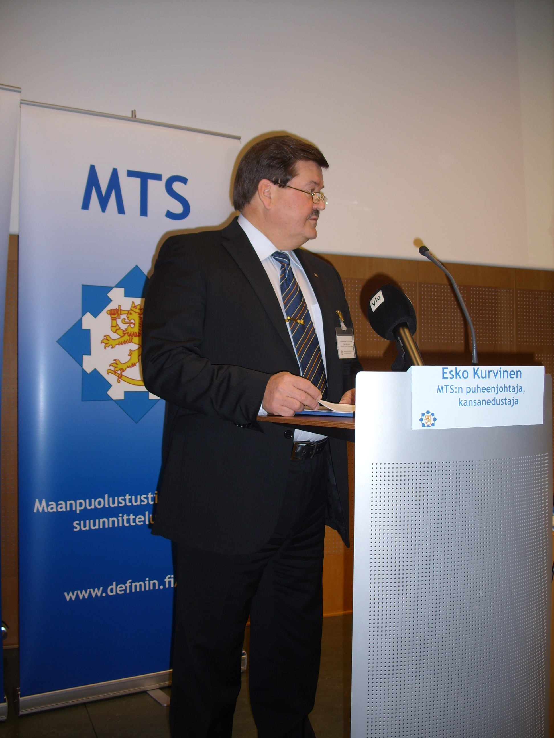 MTSn pj., kansanedustaja Esko Kurvinen 13.12.12