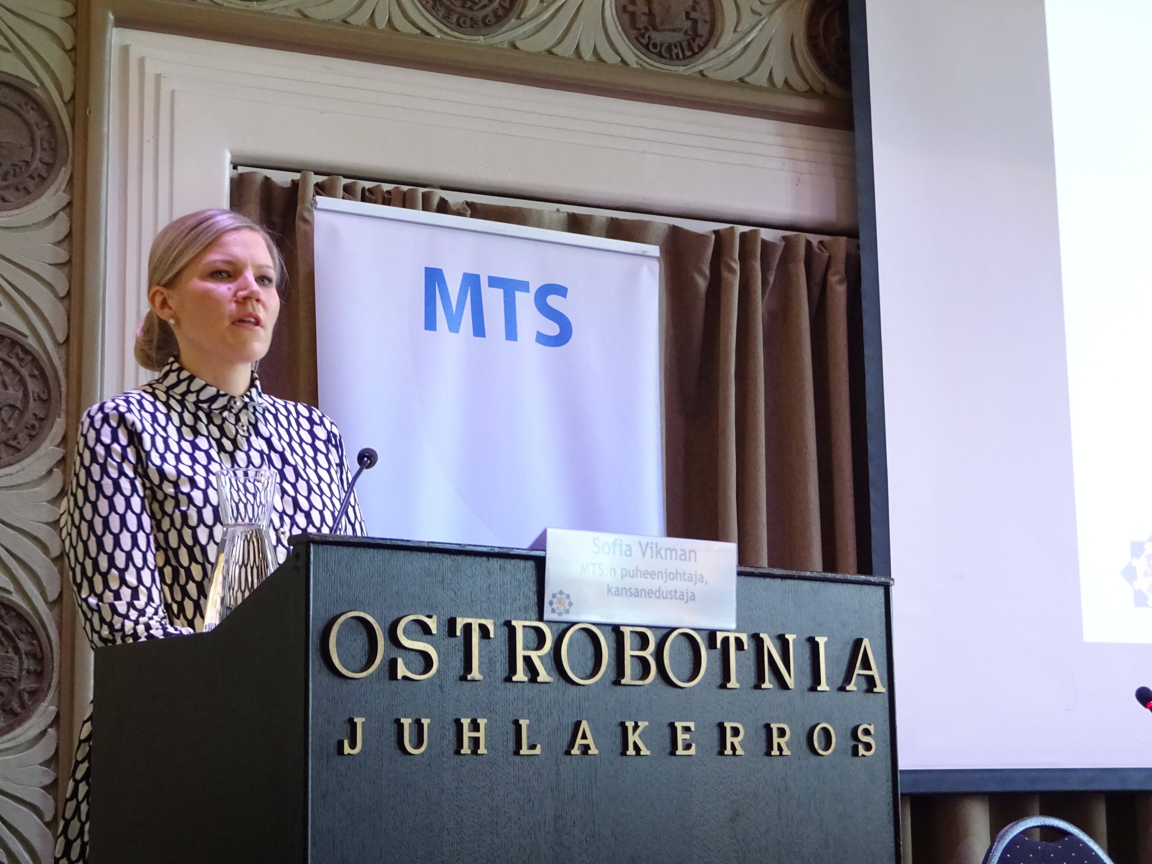 MTSn pj., kansanedustaja Sofia Vikman 21.2.17