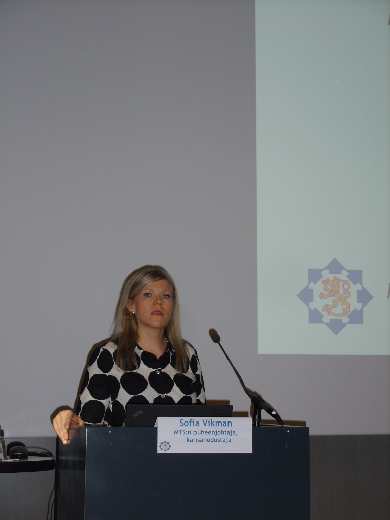 MTSn pj., kansanedustaja Sofia Vikman 27.5. Nato_arviointiseminaari