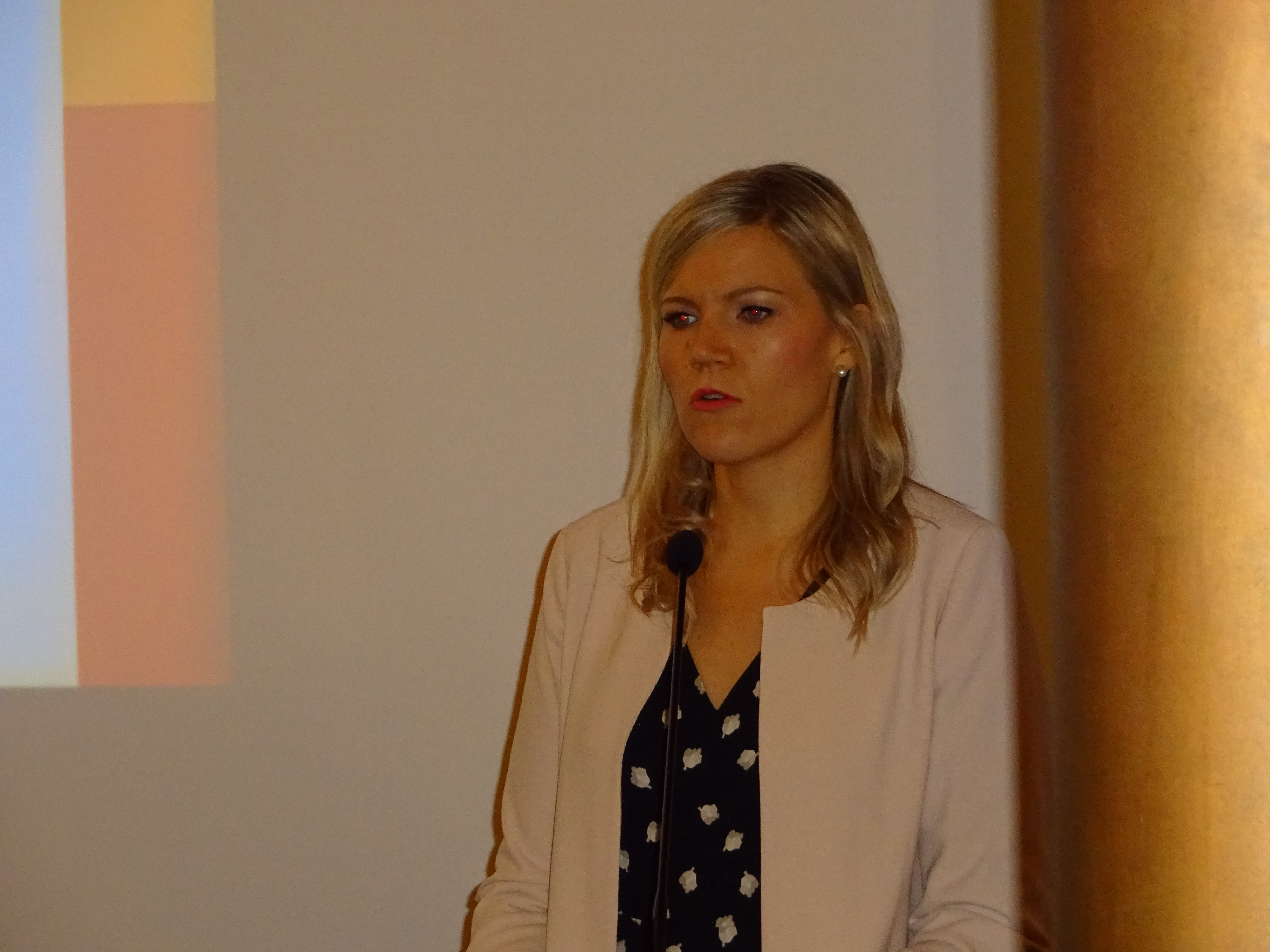 MTSn puheenjohtaja Sofia Vikman 1.12.16Säätytalo