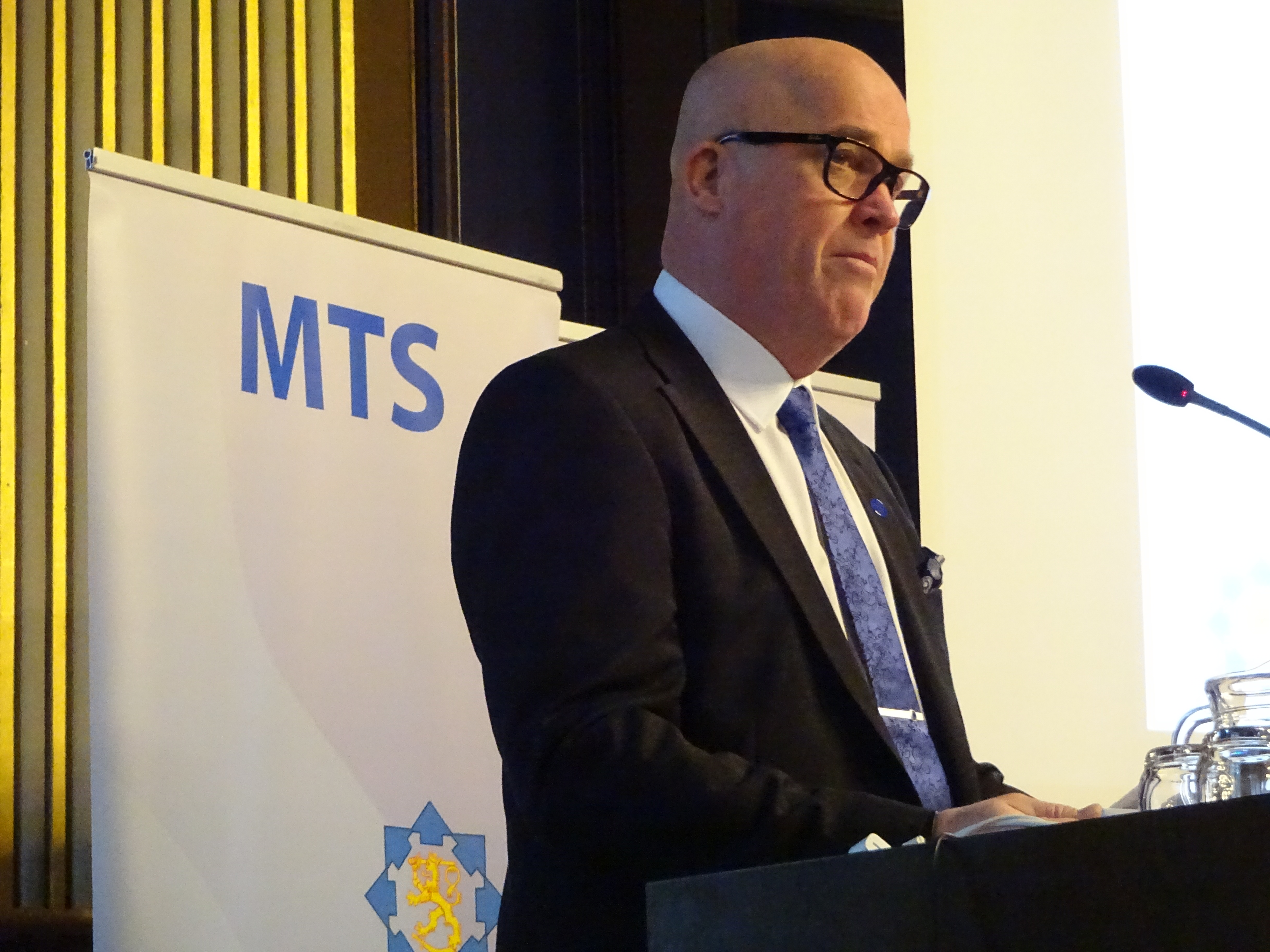 MTSn varapuheenjohtaja, kansanedustaja Markku Pakkanen 15.11.2017