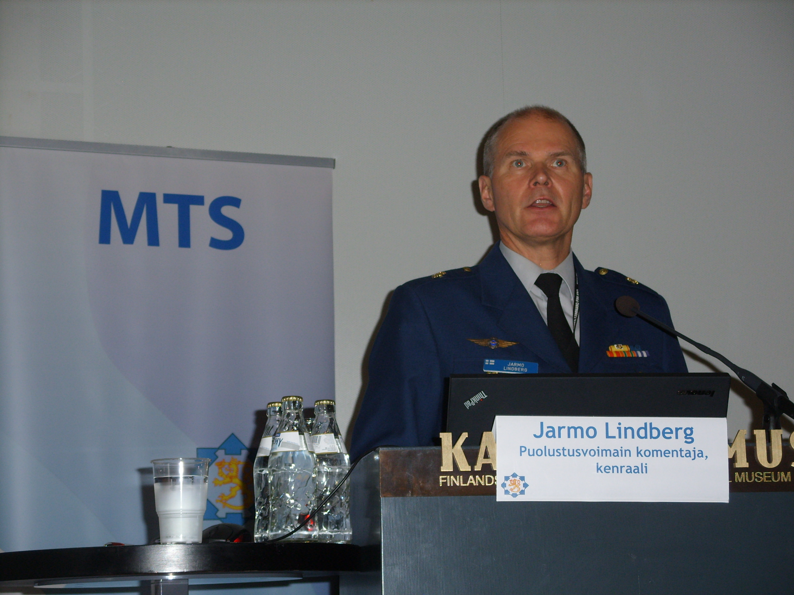 PVn komentaja, kenraali Jarmo Lindberg MTSn seminaari 14.10.2014