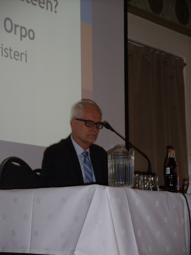 Petri Sarvamaa MTSn mediajaoston pj. Ostrobotnia 6.4.2016