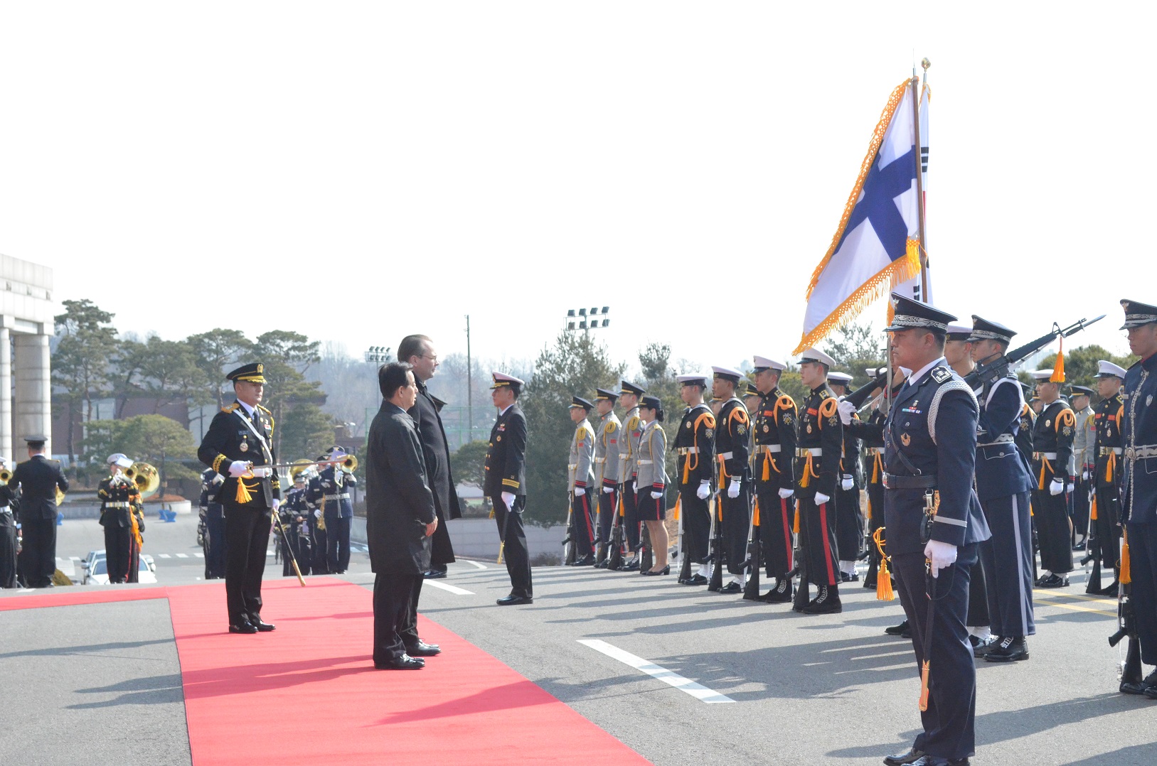 Puolustusministerio kunnianosoitus