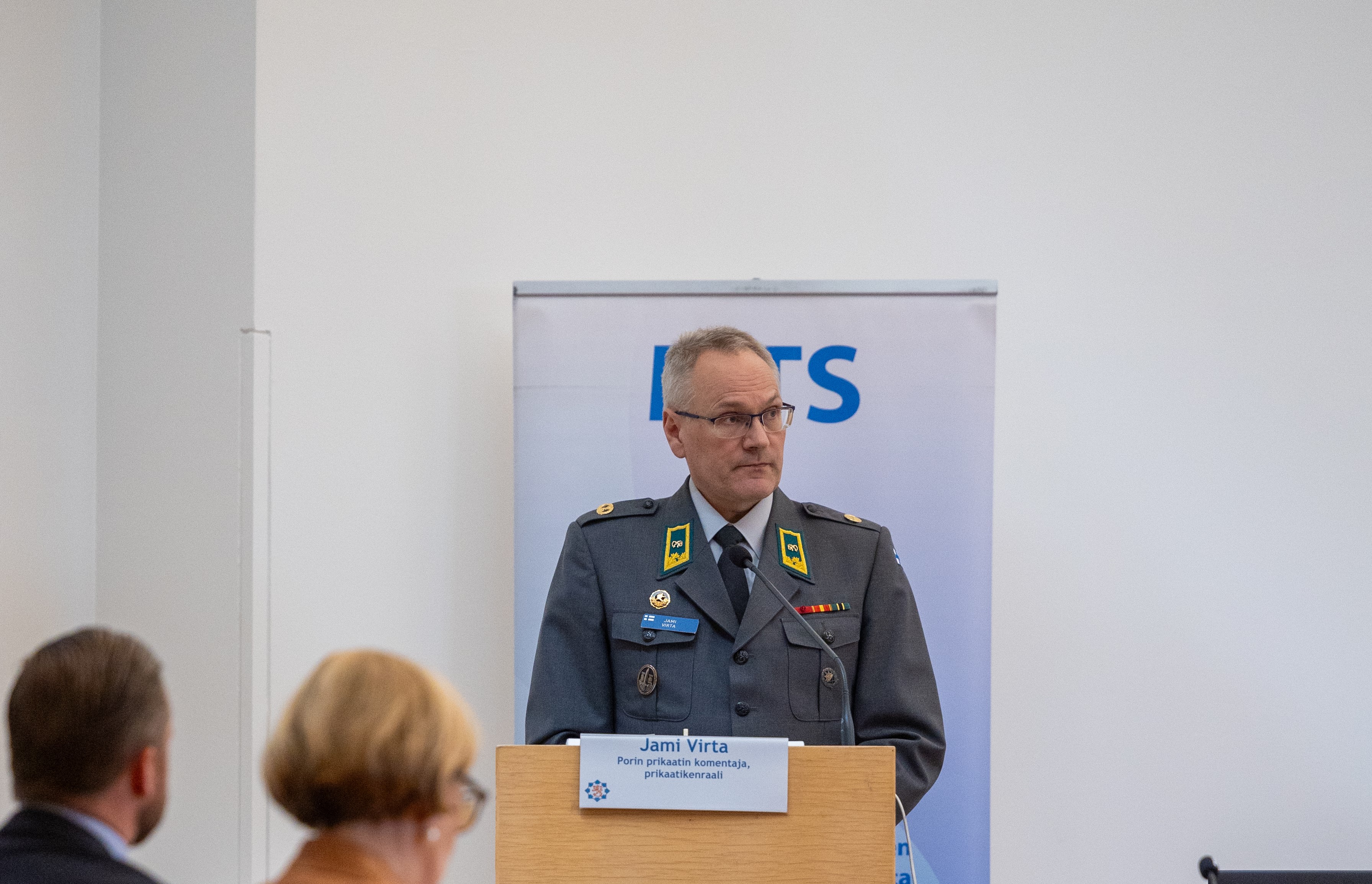 Porin prikaatin komentaja, prikaatikenraali Jami Virta. Kuva Ruotuväki/Elias Harinen