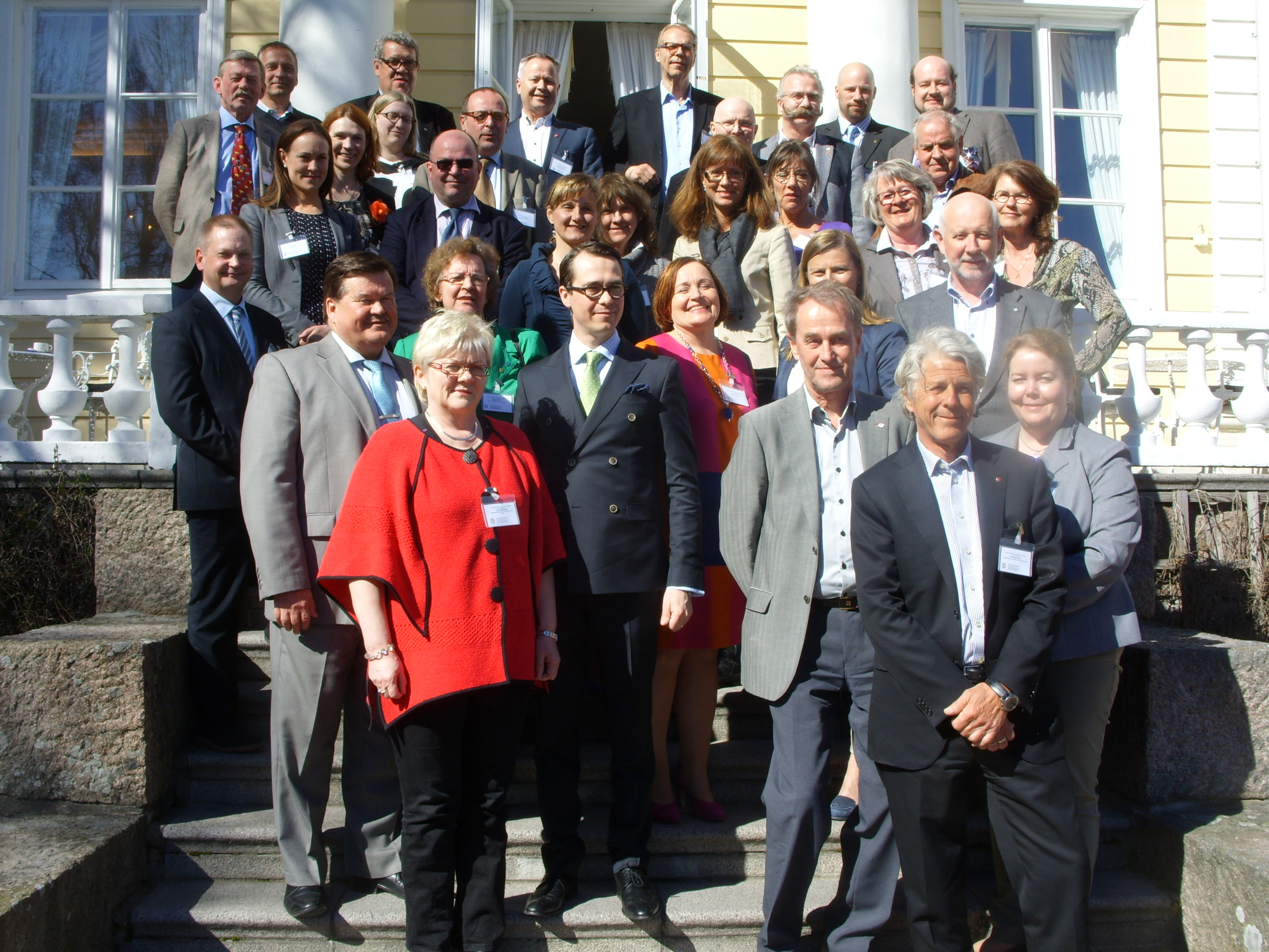 Ryhmäkuva MTS pohjoismainen konferenssi Königstedt 23.4.14