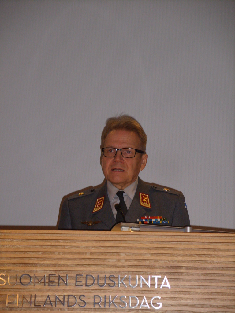 Tiedustelupäällikkö Harri Ohra-aho MTSn tiedusteluseminaari 21.9.2016