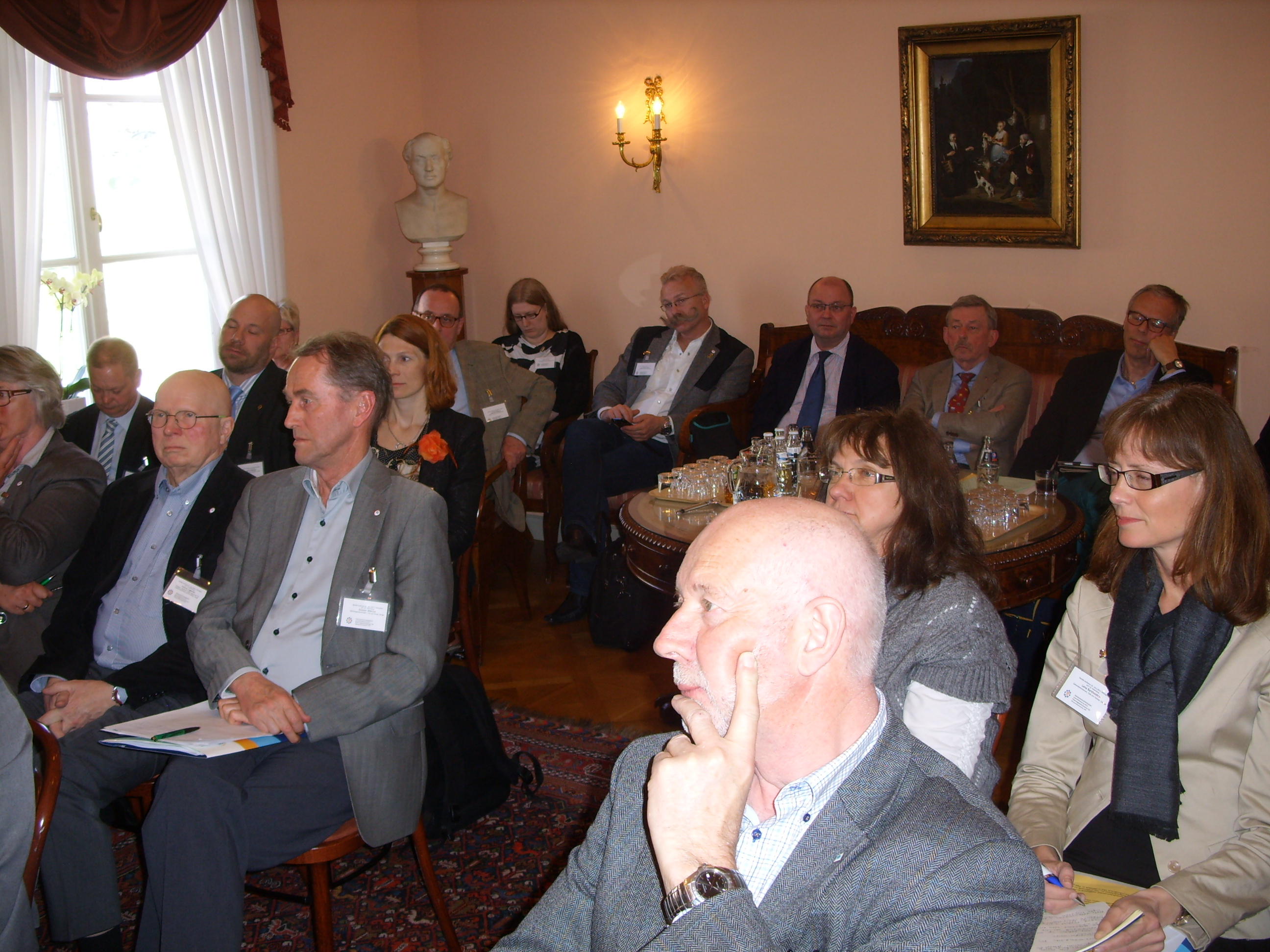 Yleisöä MTS pohjoismainen konferenssi Königstedt 23.4.14