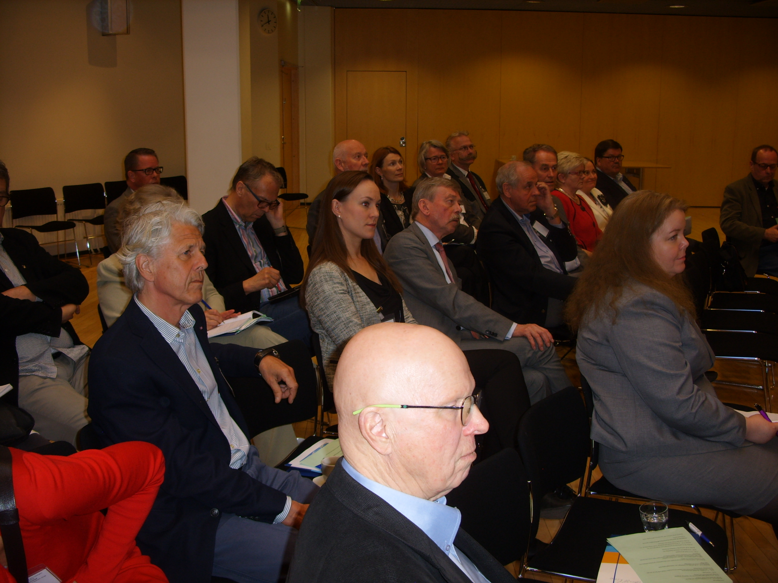 Yleisöä MTS pohjoismainen konferenssi Pietari 25.4.14