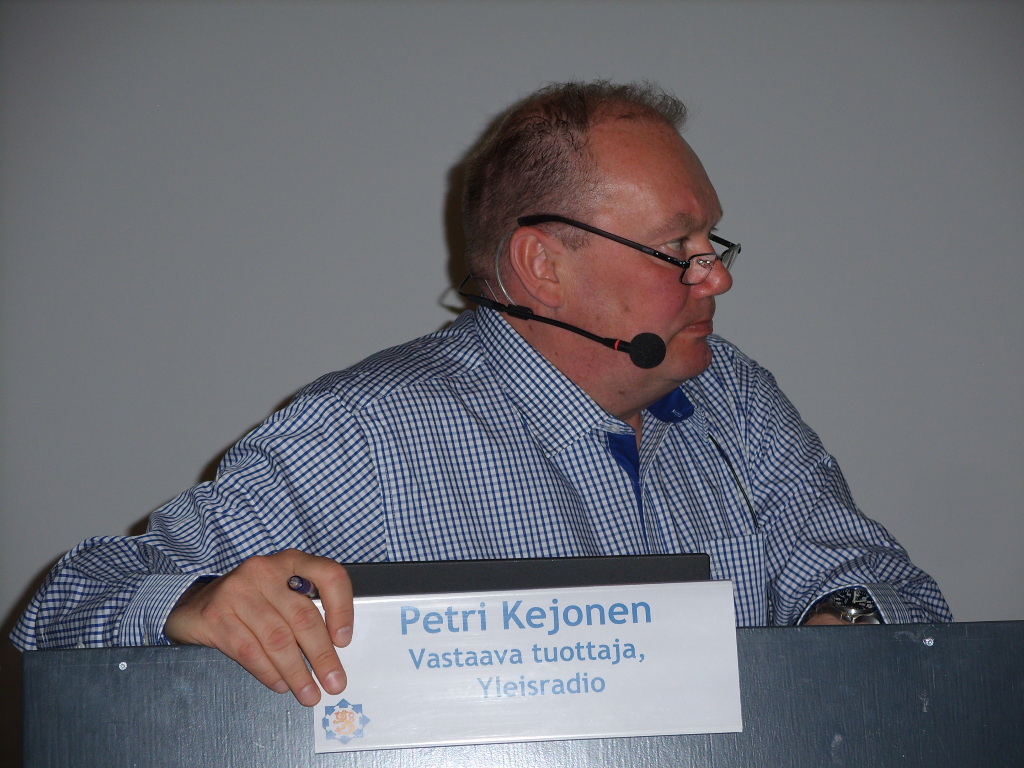 Ylen tuottaja Petri Kejonen MTS 27.5.2016