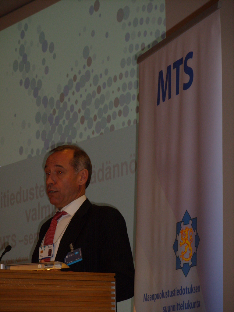 Ylijohtaja Kauko Aaltomaa MTSn tiedusteluseminaari 21.9.2016