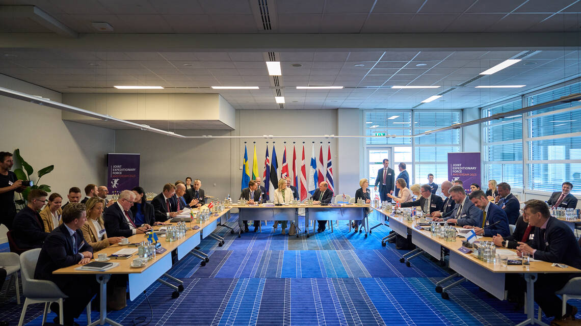 JEF försvarsministermöte.