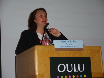Hanna Smith Journalistiseminaari 3.6. Oulu